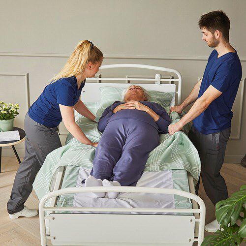 Telo di scorrimento per posizionamento del paziente sul letto - IM4115S - Etac - di rotazione / per posizionamento laterale del paziente