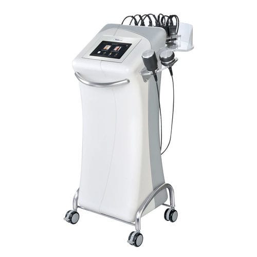 Generatore di onde d'urto extracorporee per medicina estetica - FISIOSONIC® TOTAL FREQUENCY - Fisioline - su carrello