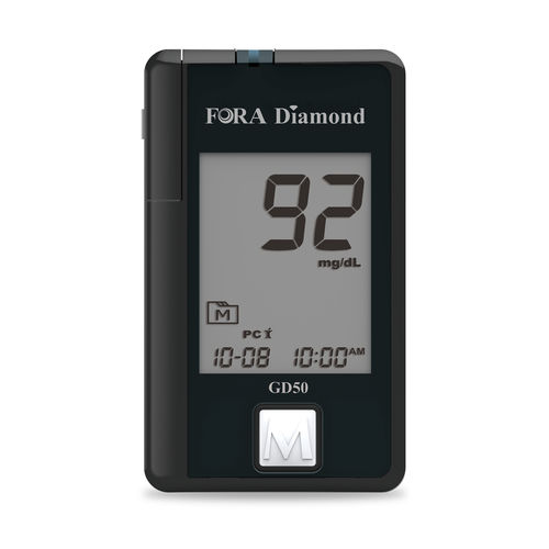 Glucometro GDH-FAD - Diamond GD50 - ForaCare Suisse AG - per ospedali / ematocrito / senza codice