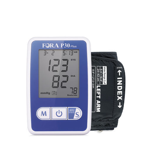 Sfigmomanometro elettronico automatico - P30 plus - ForaCare Suisse AG - oscillometrico / a batteria ricaricabile / con bracciale integrato