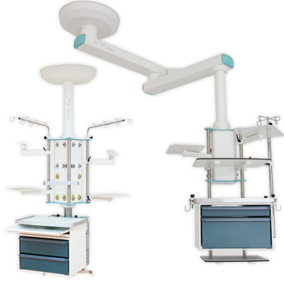 Braccio di distribuzione a soffitto - UP700 - BIOMAT FOURES SAS - per terapia intensiva / per sala operatoria / articolato