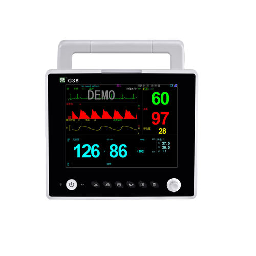 Monitor portatile per paziente - G3S - General Meditech - da tavolo / ECG / SpO2