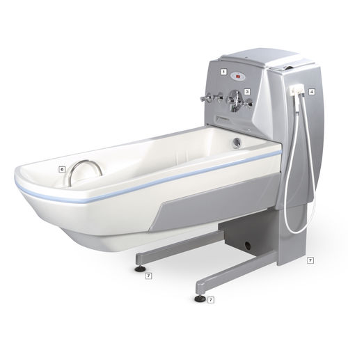 Vasca da bagno ospedaliera elettrica - MAGIC Series - Georg Krämer Ges - regolabile in altezza