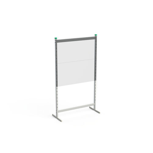 Paravento di protezione mobile - 446 series - H+H SYSTEM GmbH - portatile / in alluminio