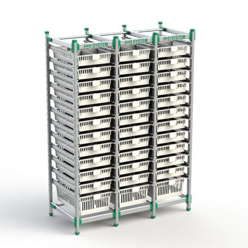 Mensola multifunzione - FlexShelf - H+H SYSTEM GmbH - in alluminio / a muro / modulare
