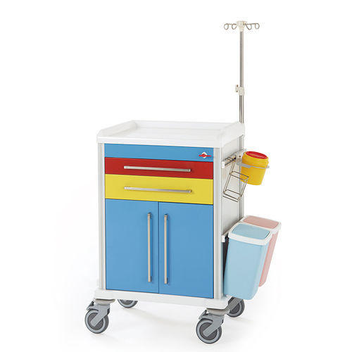 Carrello medico - F-44 - Hebei Pukang Medical Instruments - di emergenza / per uso generale / portamedicinali