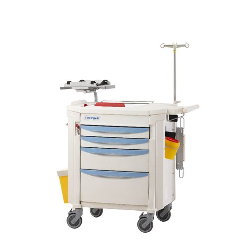 Carrello medico - F-47 - Hebei Pukang Medical Instruments - per dispositivi medici / portamedicinali / multifunzione
