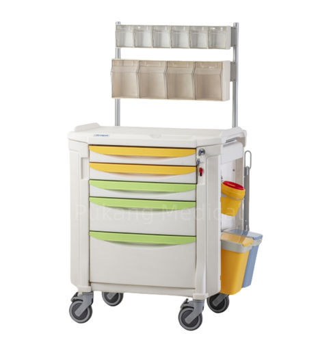 Carrello ospedaliero - F-63 - Hebei Pukang Medical Instruments - di emergenza / per anestesia / per strumenti