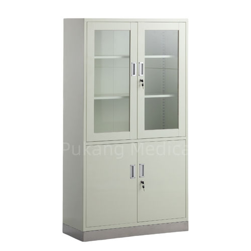Armadio per ospedale - G-18 - Hebei Pukang Medical Instruments - con ripiano / con sportello / in acciaio inossidabile