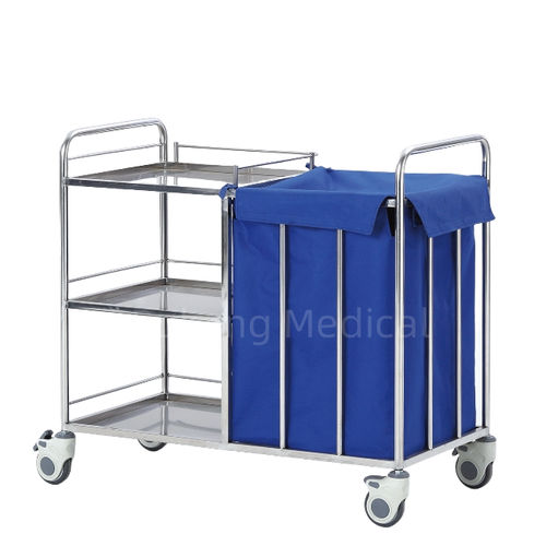 Carrello medico - F-32 - Hebei Pukang Medical Instruments - per uso generale / per trattamenti / portarifiuti
