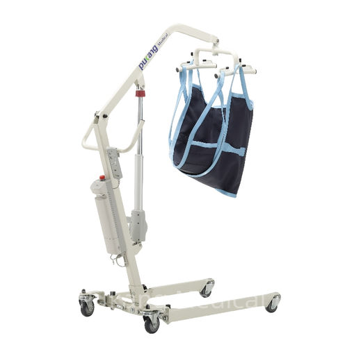 Sollevapersone elettrico - DE-1C2 - Hebei Pukang Medical Instruments - con rotelle / per adulti / di emergenza