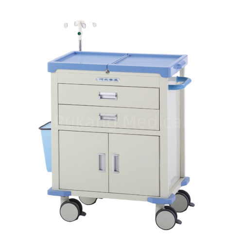 Carrello medico - F-42 - Hebei Pukang Medical Instruments - di emergenza / per uso generale / portamedicinali