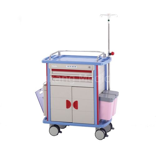 Carrello di emergenza - F-41 - Hebei Pukang Medical Instruments - medico / per uso generale / di trasporto