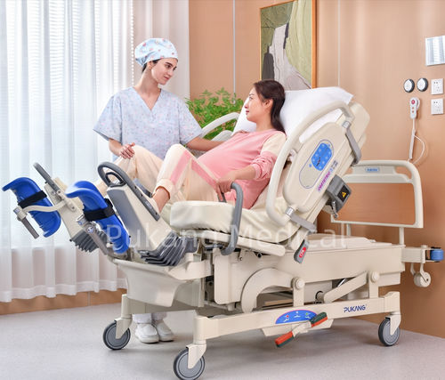 Letto da parto - B-48 - Hebei Pukang Medical Instruments - di emergenza / elettrico / ad altezza regolabile