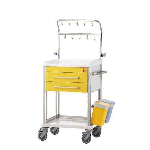 Carrello di emergenza - F-52 - Hebei Pukang Medical Instruments - per anestesia / ospedaliero / per farmaci