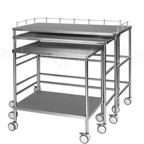 Carrello per sala operatoria - F-85 - Hebei Pukang Medical Instruments - ospedaliero / da laboratorio / di trasferimento