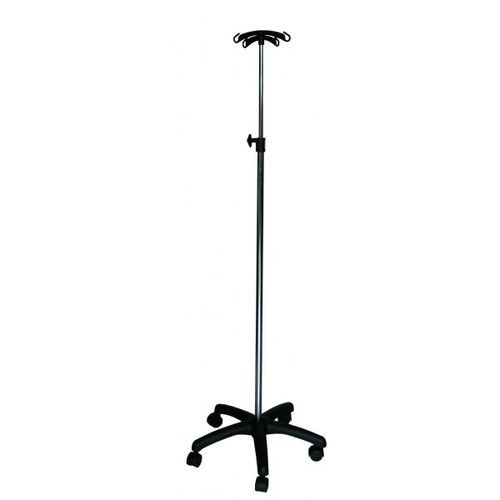 Asta portaflebo con rotelle - 4308 - HERDEGEN - 4 ganci / 2 ganci / telescopica