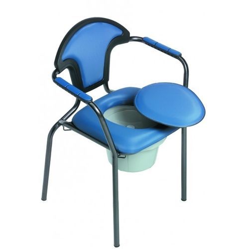 Sedia da toilette con braccioli - Open - HERDEGEN - con secchio / con apertura igienica