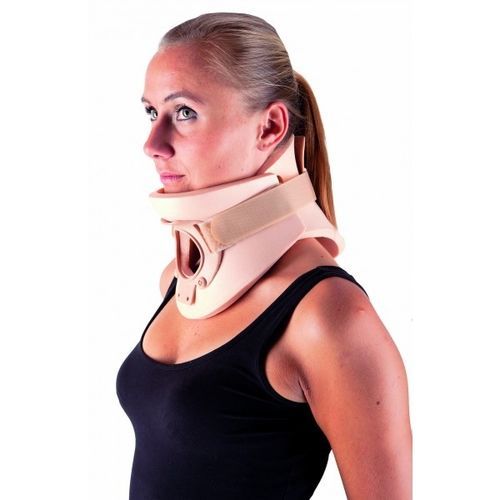 Collare cervicale in espanso - 60004 series - HERDEGEN - C4 / con mentoniera / con apertura per tracheotomia