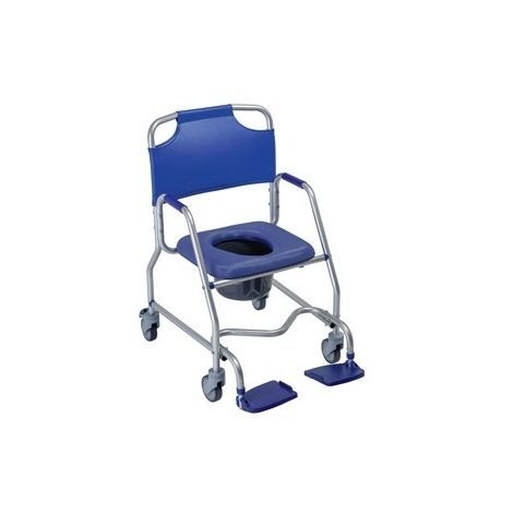 Sedia da doccia con braccioli - OBANA - HERDEGEN - con rotelle / con poggiapiedi / con apertura igienica
