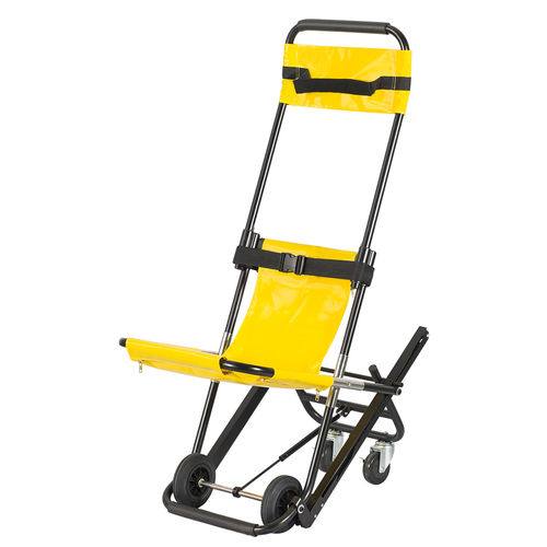 Poltrona barella pieghevole - SKB1C01-1 - Jiangsu Saikang Medical Equipment - ad altezza regolabile / con rotelle / con poggiagambe