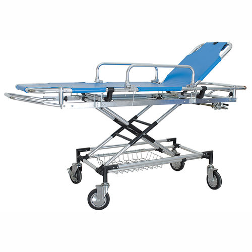 Barella con carrello passamalati - SKB040(B) - Jiangsu Saikang Medical Equipment - di emergenza / di trasferimento / manuale
