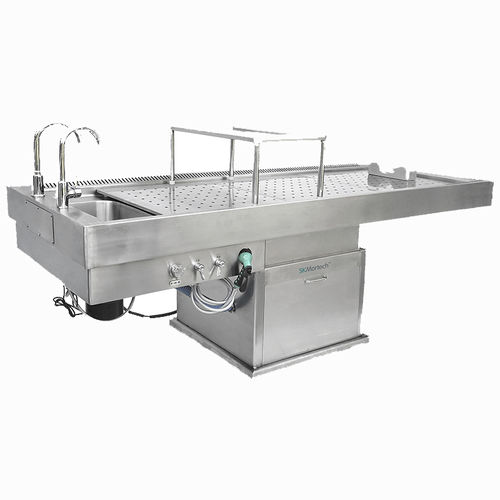 Tavolo di lavaggio salme - SK-DT004 - Jiangsu Saikang Medical Equipment - rettangolare / fisso / in acciaio inossidabile