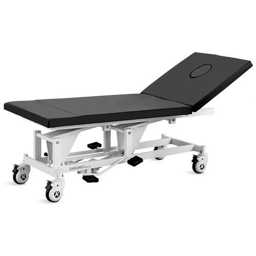 Lettino da visita per fisioterapia - X14 - Jiangsu Saikang Medical Equipment - idraulico / ad altezza regolabile / ergonomico