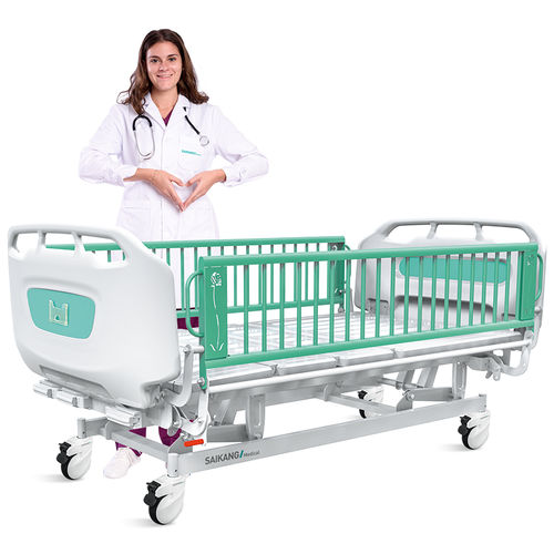Letto da ospedale - CD3q - Jiangsu Saikang Medical Equipment - manuale / pediatrico / ad altezza regolabile