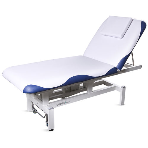 Lettino da visita per fisioterapia - X26 - Jiangsu Saikang Medical Equipment - elettrico / ad altezza regolabile / con schienale regolabile