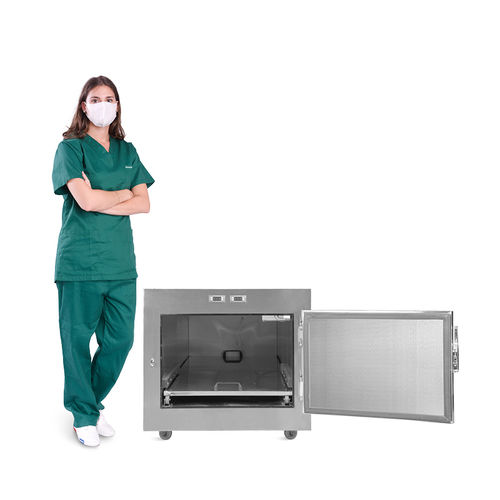 Cella mortuaria frigorifera a carico frontale - SKB-7A001 - Jiangsu Saikang Medical Equipment - per barelle mortuarie / 1 salma / per stoccaggio temporaneo