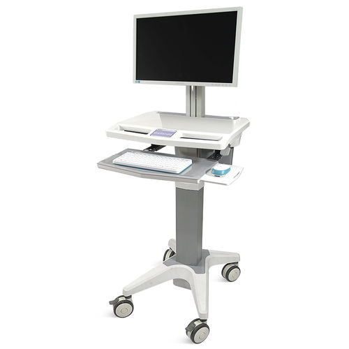Carrello informatico ad altezza regolabile - SKR-B00 - Jiangsu Saikang Medical Equipment