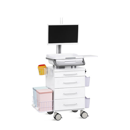 Carrello informatico medico - SKR-R01 - Jiangsu Saikang Medical Equipment - per computer portatile / per tablet / accessori