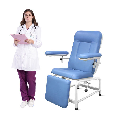 Poltrona per trasfusione di sangue manuale - SKE091 - Jiangsu Saikang Medical Equipment - a 3 sezioni