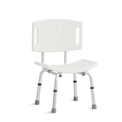 Sedia da doccia con schienale - Jiangsu Saikang Medical Equipment - per persone a mobilità ridotta / ergonomica / ad altezza regolabile