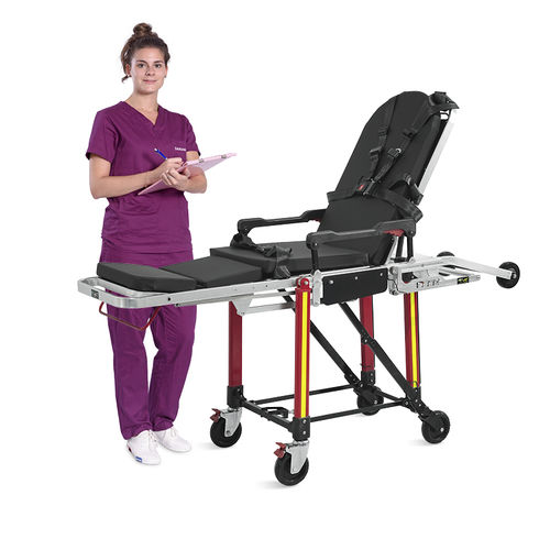 Barella con carrello da trasporto - SKB039(F) - Jiangsu Saikang Medical Equipment - per ambulanze / di salvataggio / manuale