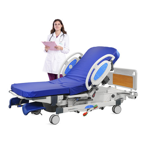 Letto da ospedale - A98-8 - Jiangsu Saikang Medical Equipment - elettrico / ad altezza regolabile / con rotelle