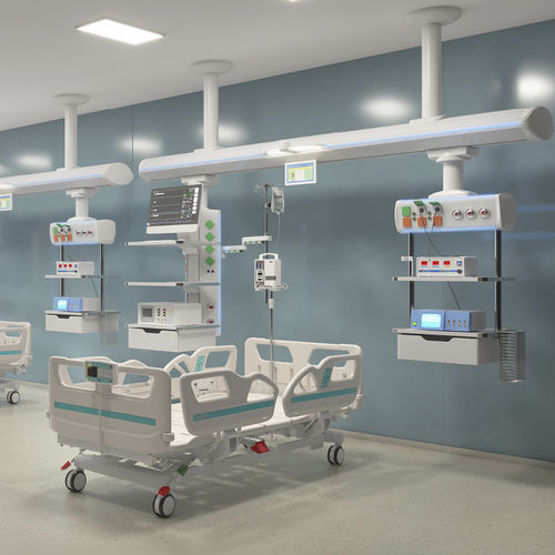 Braccio di distribuzione a soffitto - AInno X71 - Jiangsu Saikang Medical Equipment - per terapia intensiva / per sala operatoria / articolato