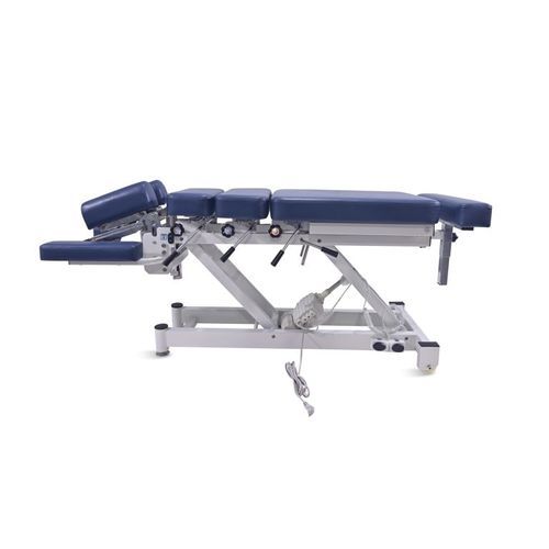 Lettino elettrico per chiropratica - SK-PB023 - Jiangsu Saikang Medical Equipment - su rotelle / con poggiatesta / a 3 sezioni