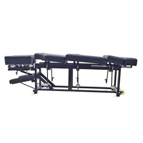 Lettino per chiropratica meccanico - SK-PB018 - Jiangsu Saikang Medical Equipment - su rotelle / con poggiatesta / con braccioli