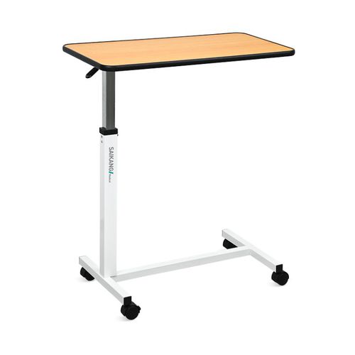 Tavolino servitore ad altezza regolabile - SKH042-5 - Jiangsu Saikang Medical Equipment - ad azionamento pneumatico / con rotelle