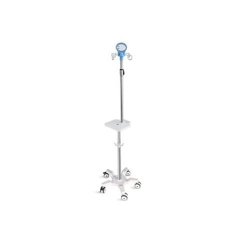 Asta portaflebo con rotelle - SKHO41(16) - Jiangsu Saikang Medical Equipment - 4 ganci / con supporto per pompa di perfusione / per pompe-siringa