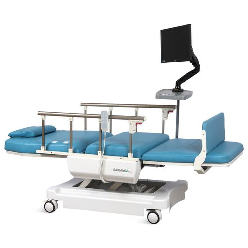 Poltrona per emodialisi elettrica - SKE-188A - Jiangsu Saikang Medical Equipment - ergonomica / ad altezza regolabile / con schienale regolabile