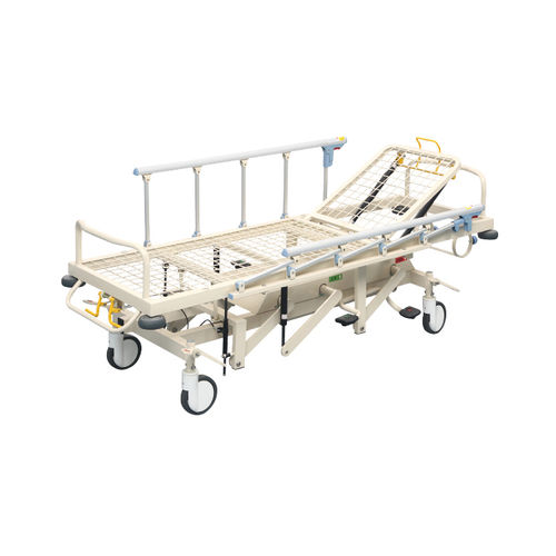 Barella con carrello da trasporto - YFTC-Y2D(II) - Jiangsu Yongfa Medical Equipment Technology - idraulica / ad altezza regolabile / con schienale regolabile