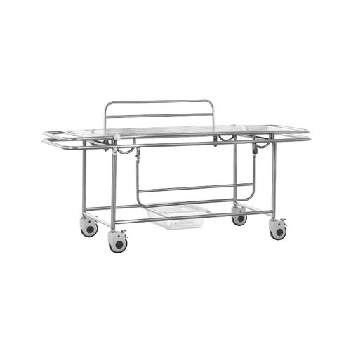 Barella con carrello da trasporto - YFTC-J2A(V) - Jiangsu Yongfa Medical Equipment Technology - manuale / con barriere laterali / con asta portaflebo