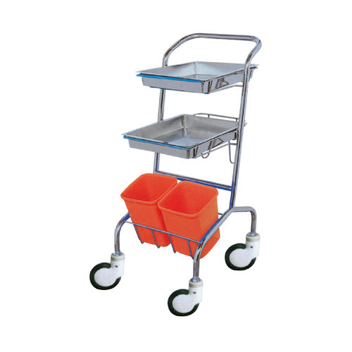 Carrello per uso generale - YFQ-010 - Jiangsu Yongfa Medical Equipment Technology - per trattamenti / in acciaio inossidabile / con secchio