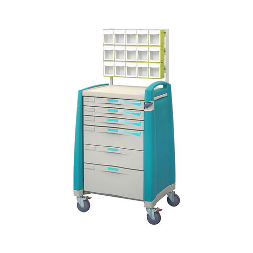 Carrello per anestesia - YFA-P08 - Jiangsu Yongfa Medical Equipment Technology - medico / per strumenti / in plastica