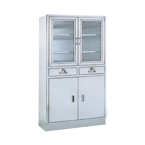 Armadio per strumenti - YFQ028 - Jiangsu Yongfa Medical Equipment Technology - per ospedale / con ripiano / con sportello