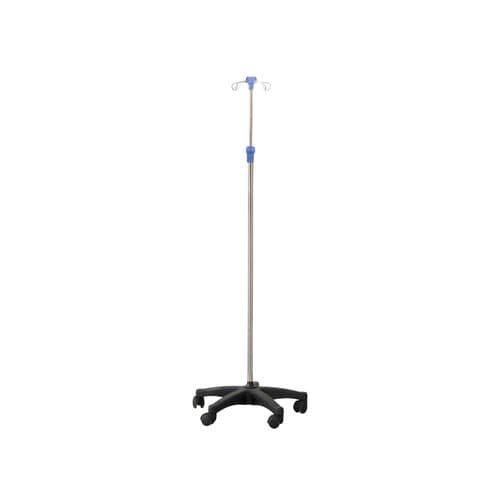 Asta portaflebo con rotelle - YFQ-033 - Jiangsu Yongfa Medical Equipment Technology - 4 ganci / in acciaio inossidabile