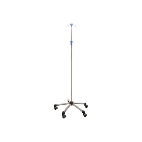 Asta portaflebo con rotelle - YFQ-029 - Jiangsu Yongfa Medical Equipment Technology - 4 ganci / in acciaio inossidabile